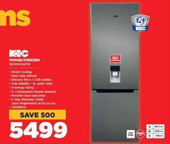 HiFi Corp KIC Fridge/Freezer offer