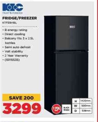 HiFi Corp KIC Fridge/Freezer offer
