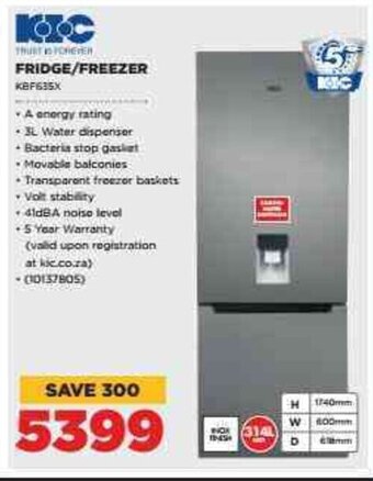 HiFi Corp KIC Fridge/Freezer offer