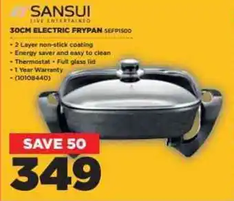 Sasui 30cm Electronic Frypan
