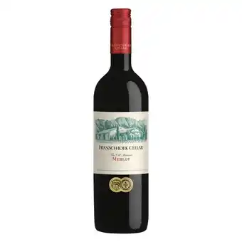 Pick n Pay Liquor Franschhoek cell merlot 750ml offer