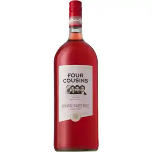 Shoprite Liquor Four cousins natural sweet rosé wine bottle 1.5l offer
