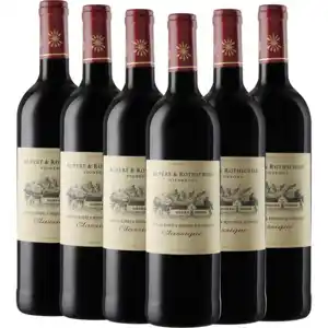 Rupert & rothschild classique red wine bottles 6 x 750ml
