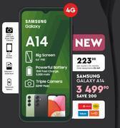Edgars Samsung galaxy a14 4g offer