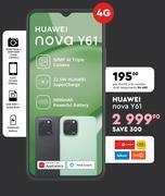 Edgars Huawei nova y61 4g offer
