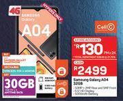 Pick n Pay Samsung galaxy a04 32gb 4g offer
