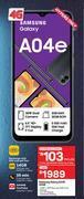 Pick n Pay Samsung galaxy a04e 32gb 4g offer