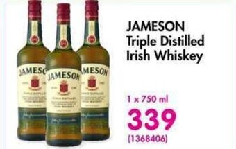 JAMESON Triple Distilled Irish Whiskey