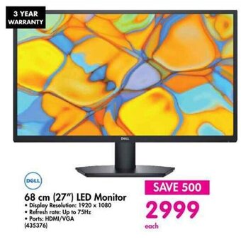 Makro Dell 68 cm (27") LED Monitor offer