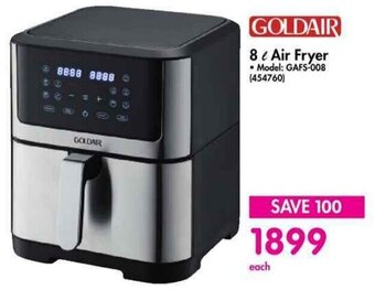 Makro GOLDAIR 8l Air Fryer offer