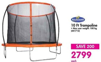 Makro BOUNCEKING 10 Ft Trampoline offer