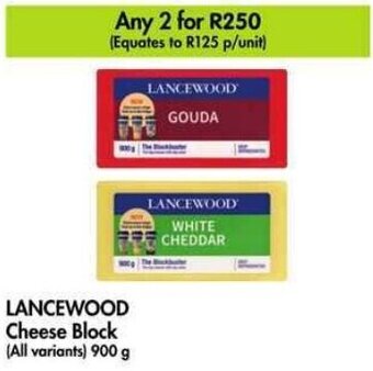 Makro LANCEWOOD Cheese Block (All variants) 900 g offer
