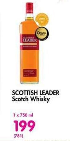 Makro SCOTTISH LEADER Scotch Whisky offer