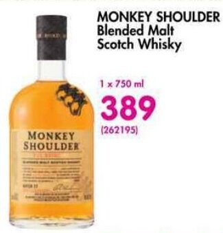 Makro MONKEY SHOULDER Blended Malt Scotch Whisky offer