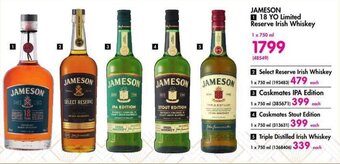 Makro JAMESON 18 YO Limited Reserve Irish Whiskey offer