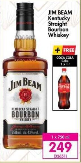 Makro JIM BEAM Kentucky Straight Bourbon Whiskey offer