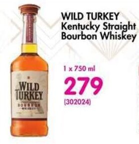 WILD TURKEY Kentucky Straight Bourbon Whiskey