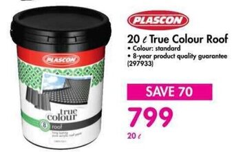 Makro PLASCON 20 True Colour Roof offer