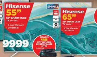 HiFi Corp Hisense 55"Smart ULED TV offer