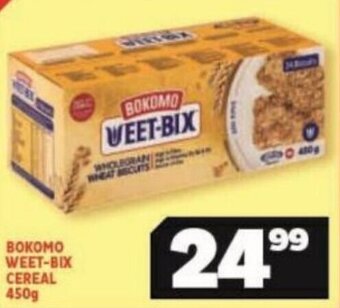 Usave BOKOMO WEET-BIX CEREAL 450g offer