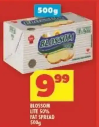 Usave BLOSSOM LITE 50% FAT SPREAD 500g offer