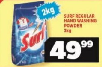 Usave SURF REGULAR HAND WASHING POWDER 2kg offer