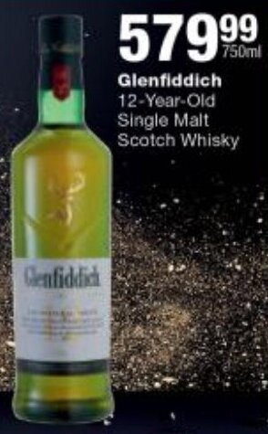 Checkers Glenfiddich 12-Year-Old Single Malt Scotch Whisky offer