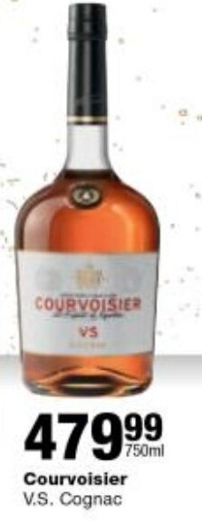 Checkers Courvoisier V.S. Cognac offer
