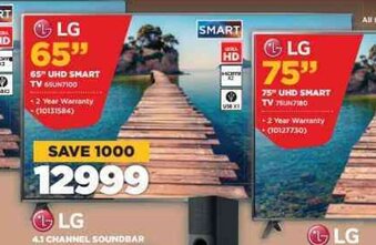 HiFi Corp LG 65"UHD Smart TV offer