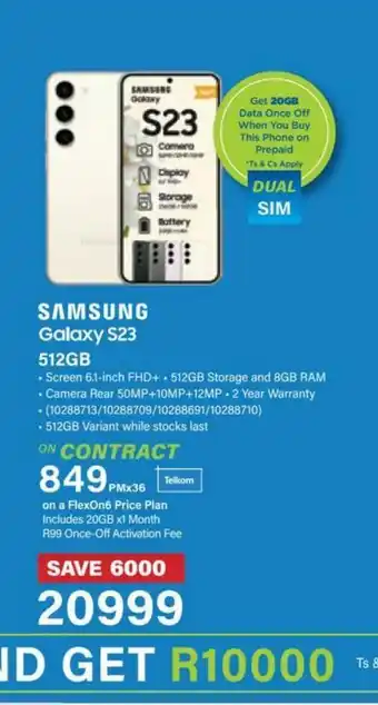 Incredible Connection Samsung galaxy s23 512gb offer