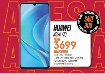 Jet Huawei nova y70 offer