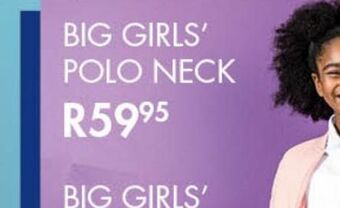 The Hub Big girls polo neck offer