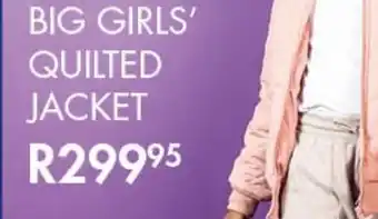 Big girls quilted jacket