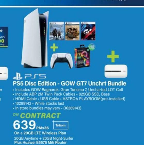 ps5 contract deals telkom