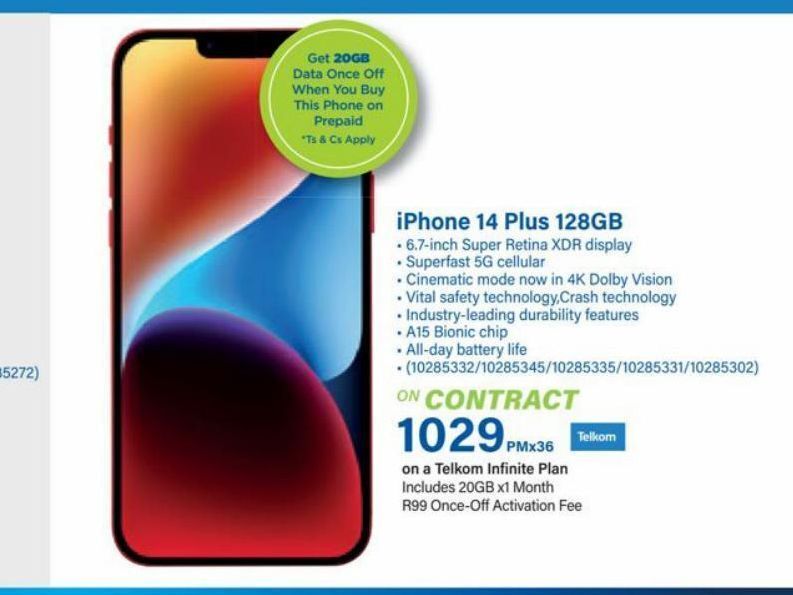 Iphone 14 plus 128gb offer at Incredible Connection