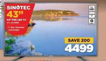 HiFi Corp Sinotec 43"FHD LED TV offer