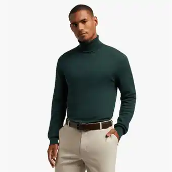Markham Men's markham forest green poloneck offer