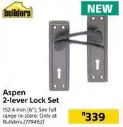 Builders Warehouse Builders aspen 2 lever lock set offer