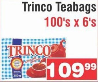 Trinco Teabags 100'sx6's