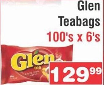 Advance Cash n Carry Glen Teabags 100's x 6's offer