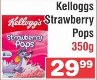 Advance Cash n Carry Kelloggs Strawberry Pops 350g offer
