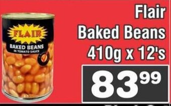 Advance Cash n Carry Flair Baked Beans 410g x 12's offer