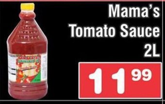 Advance Cash n Carry Mama's Tomato Sauce 2L offer