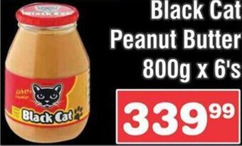 Black Cat Peanut Butter 800gx6's