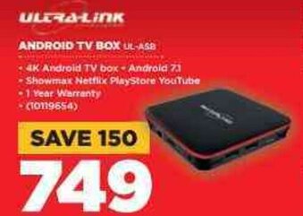 HiFi Corp Ultra-Link Android TV BOX offer
