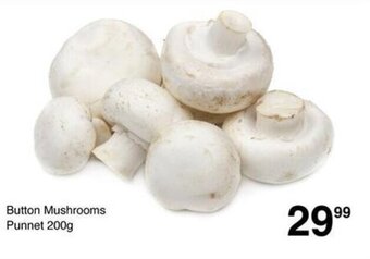 Button Mushrooms Punnet 200g