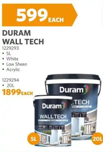BUCO DURAM WALL TECH offer