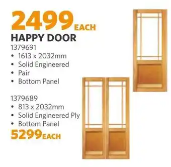 BUCO HAPPY DOOR offer