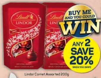 Pick n Pay Lindor Comet Assorted 200g offer