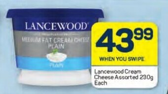 Pick n Pay Lancewood Cream Cheese Assorted 230g Each offer